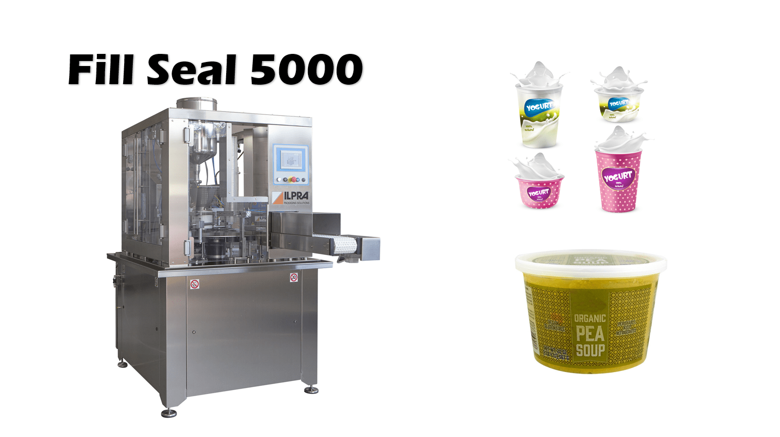 Fill Seal 5000 liquid pot fill seal machine