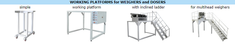 Working Platforms for Weighers and Dosers