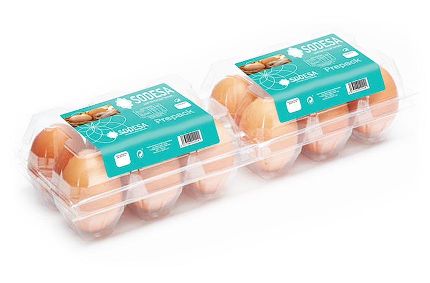 prepack egg packaging 2x6 xl