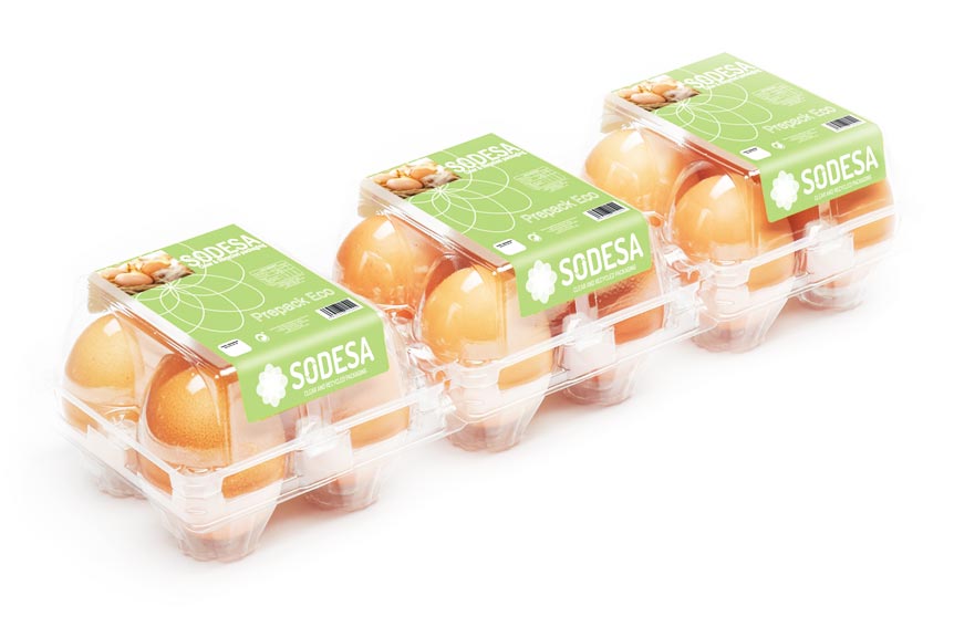 Prepack Eco 3x4 egg packaging